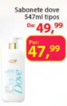 Chama Supermercados Sabonete dove 547ml tipos oferta