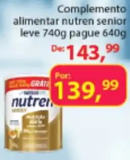 Chama Supermercados Complemento alimentar nutren senior leve oferta