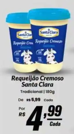 Stok Center Requeijão Cremoso Santa Clara Tradicional oferta