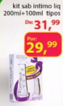 Chama Supermercados kit sab intimo liq oferta