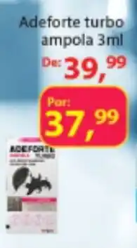 Chama Supermercados Adeforte turbo ampola oferta