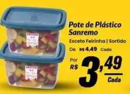 Stok Center Pote de Plástico Sanremo oferta