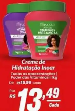 Stok Center Creme de Hidratação Inoar oferta