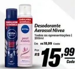 Stok Center Desodorante Aerossol Nivea oferta