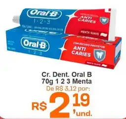 Cocipa Cr. Dent. Oral B 1 2 3 Menta oferta
