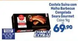 Supermercados Jau Serve Costela Suína com Molho Barbecue Congelada Seara Gourmet oferta