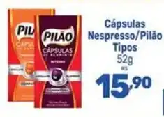 Supermercados Jau Serve Cápsulas Nespresso/Pilão Tipos oferta