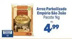 Supermercados Jau Serve Arroz Parboilizado Empório São João oferta