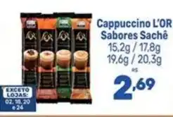 Supermercados Jau Serve Cappuccino l'or sabores sachê oferta