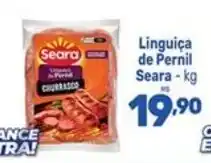 Supermercados Jau Serve Linguiça de Pernil Seara oferta