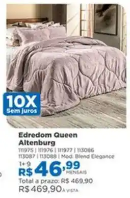 Lojas Solar Edredom Queen Altenburg oferta