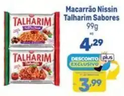 Supermercados Jau Serve Macarrão nissin talharim sabores oferta