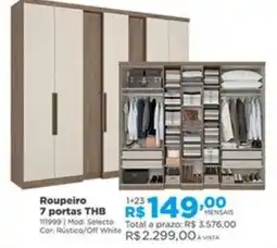 Lojas Solar Roupeiro 7 portas thb oferta