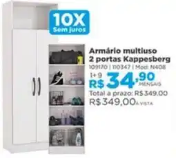 Lojas Solar Armário multiuso 2 portas Kappesberg oferta