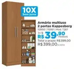 Lojas Solar Armário multiuso 2 portas Kappesberg oferta