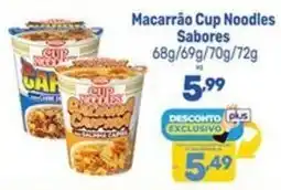 Supermercados Jau Serve Macarrão Cup Noodles Sabor oferta