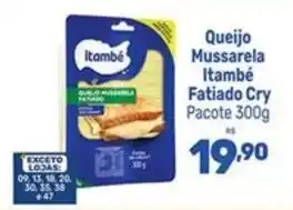Supermercados Jau Serve Queijo Mussarela Itambé Fatiado Cry oferta