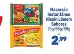 Supermercados Jau Serve Macarrão instantâneo nissin lâmem sabores oferta