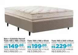 Lojas Solar Box + Colchão Herval oferta