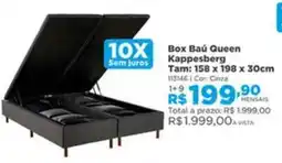 Lojas Solar Box Baú Queen Kappesberg oferta
