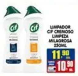 Higa's Supermercado Limpador cif cremoso limpeza mila rosa oferta