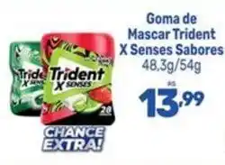 Supermercados Jau Serve Goma de Mascar Trident X Senses Sabores oferta