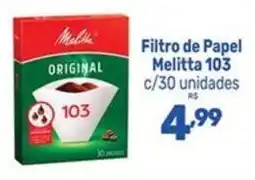Supermercados Jau Serve Filtro de papel melitta 103 oferta