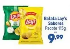 Supermercados Jau Serve Batata Lay's Sabores oferta