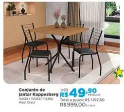 Lojas Solar Conjunto de jantar Kappesberg oferta