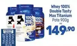 Supermercados Jau Serve Whey 100% Double Tasty Max Titanium oferta