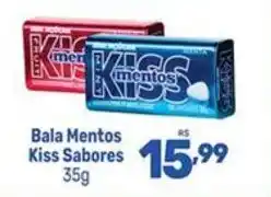 Supermercados Jau Serve Bala Mentos Kiss Sabores oferta