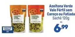 Supermercados Jau Serve Azeitona Verde Vale Fértil sem Caroço ou Fatiada oferta