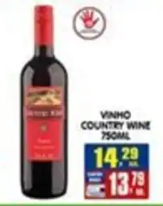 Higa's Supermercado vinho country wine oferta
