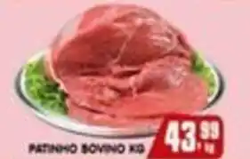 Higa's Supermercado Patinho bovino kg oferta