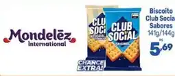 Supermercados Jau Serve Biscoito Club Social Sabores oferta