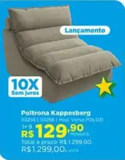 Lojas Solar Poltrona kappesberg oferta