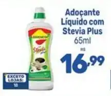 Supermercados Jau Serve Adoçante Líquido com Stevia Plus oferta