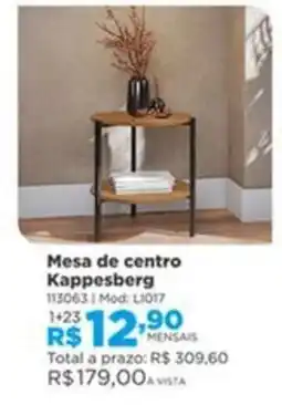 Lojas Solar Mesa de centro Kappesberg oferta