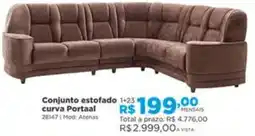 Lojas Solar Conjunto estofado curva Portaal oferta