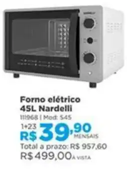 Lojas Solar Forno elétrico Nardelli oferta