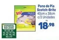 Supermercados Jau Serve Pano de Pia Scotch-Brite oferta