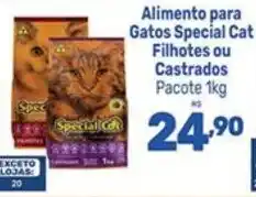 Supermercados Jau Serve Alimento para Gatos Special Cat Filhotes ou Castrados oferta