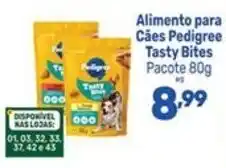 Supermercados Jau Serve Alimento para Cães Pedigree Tasty Bites oferta