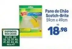 Supermercados Jau Serve Pano de Chão Scotch-Brite oferta