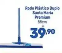Supermercados Jau Serve rodo plástico duplo santa maria premium oferta