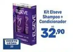 Supermercados Jau Serve Kit Elseve Shampoo + Condicionador oferta