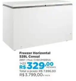 Lojas Solar Freezer Horizontal 528L Consul oferta