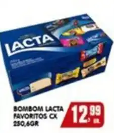 Higa's Supermercado bombom lacta favoritos oferta