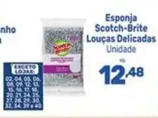 Supermercados Jau Serve Esponja scotch-brite louças delicadas oferta