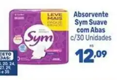 Supermercados Jau Serve Absorvente sym suave com abas oferta